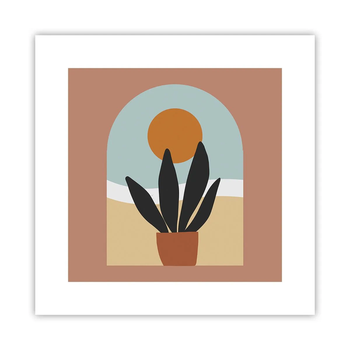 Plakat - Drobne radości - 30x30 cm