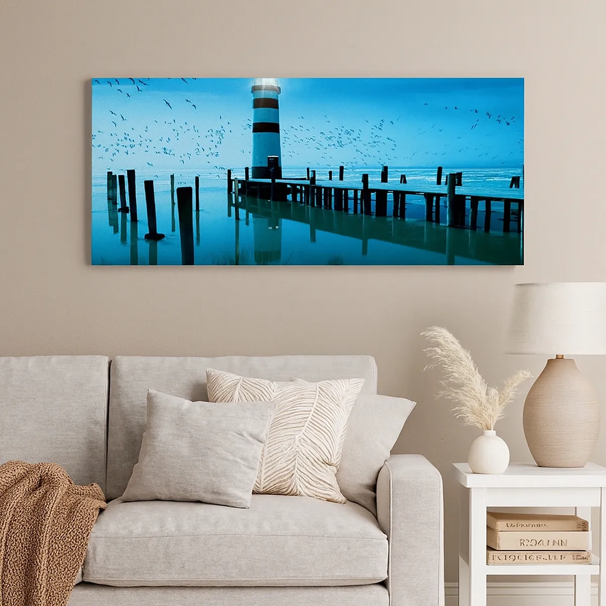 Obraz na płótnie - I nie boisz się ciemności - 30x30 cm