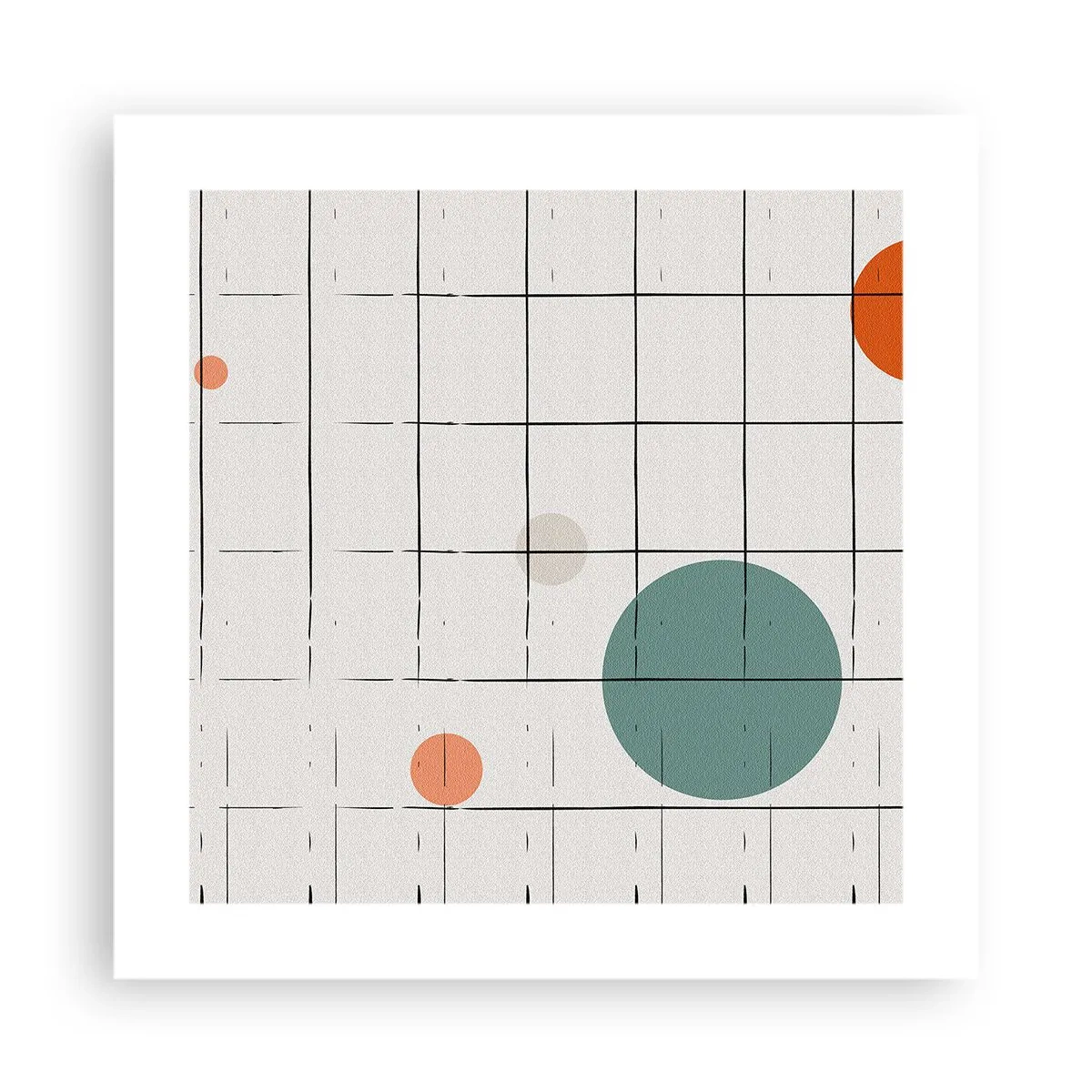 Plakat - Uwięzione. My czy one? - 40x40 cm