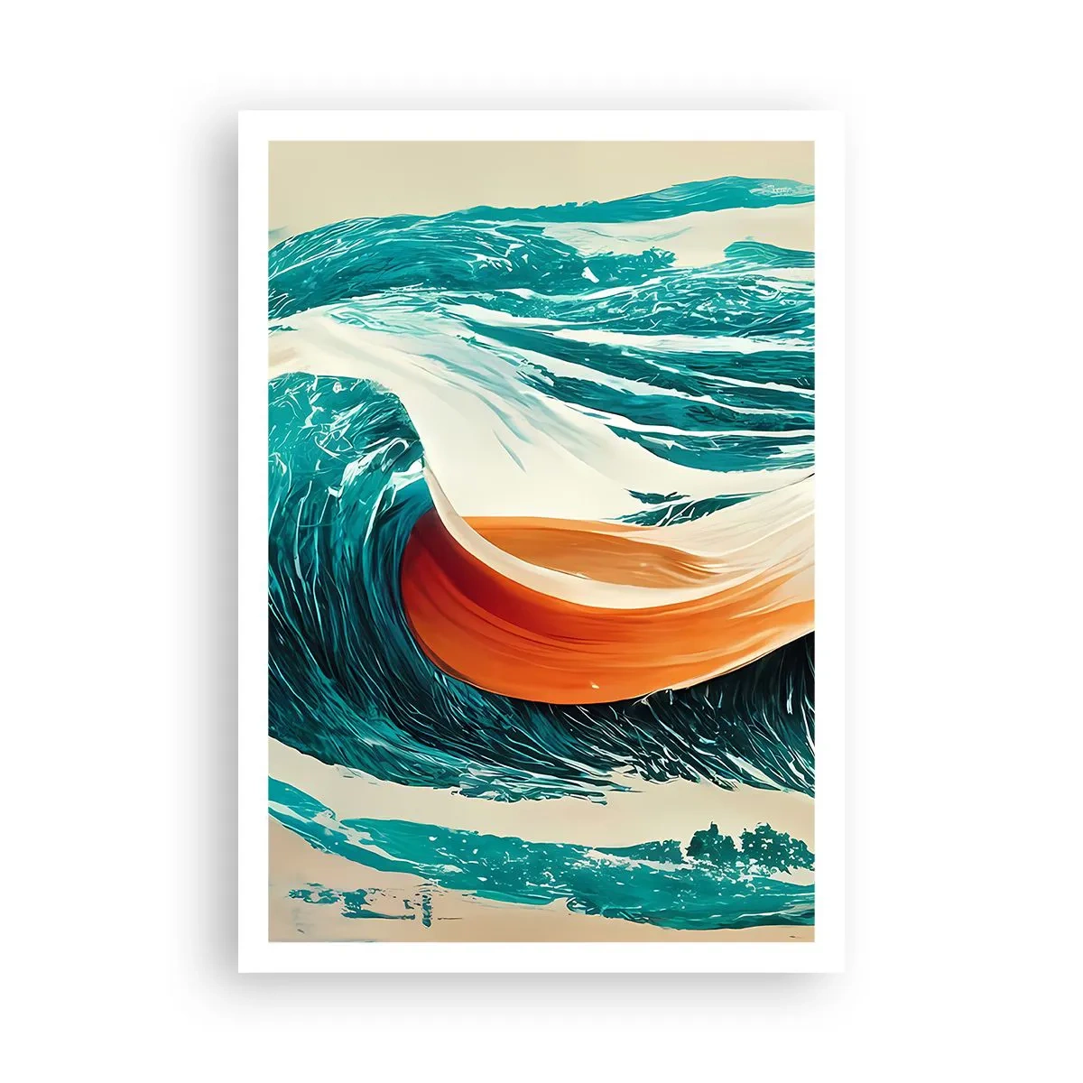 Plakat - Sen surfera - 70x100 cm