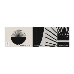 Fototapeta Próbka Premium Sand - Wachlarz możliwości - Boho, Minimalistyczny, Szkic - 100x30 cm