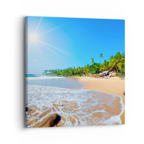 Obraz na płótnie - Egzotyczne miejsce dla ciebie - 30x30 cm