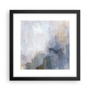 Plakat w czarnej ramie - Tony i akordy barw - 30x30 cm