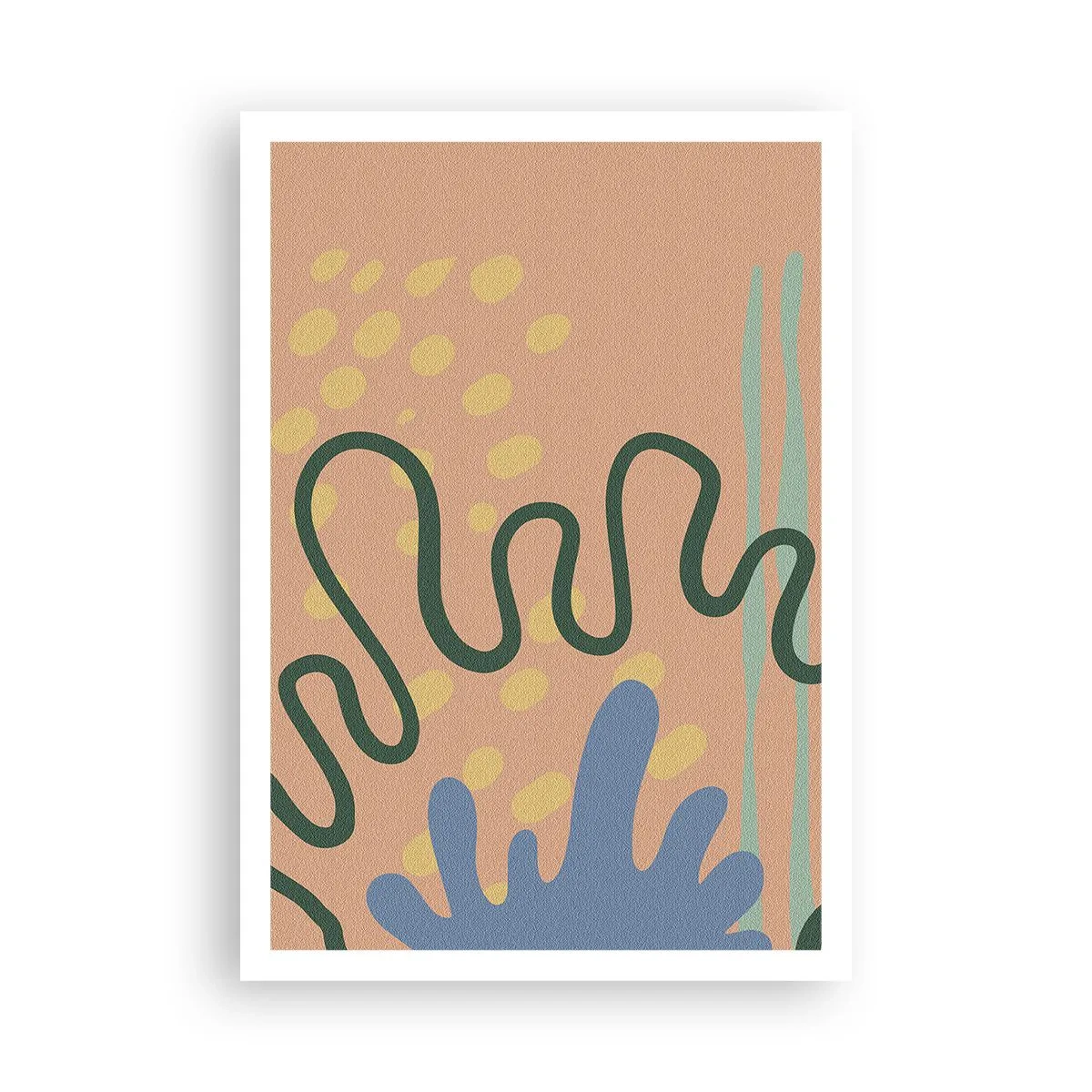 Plakat - Abstrakcja: różnorodność natury - 70x100 cm