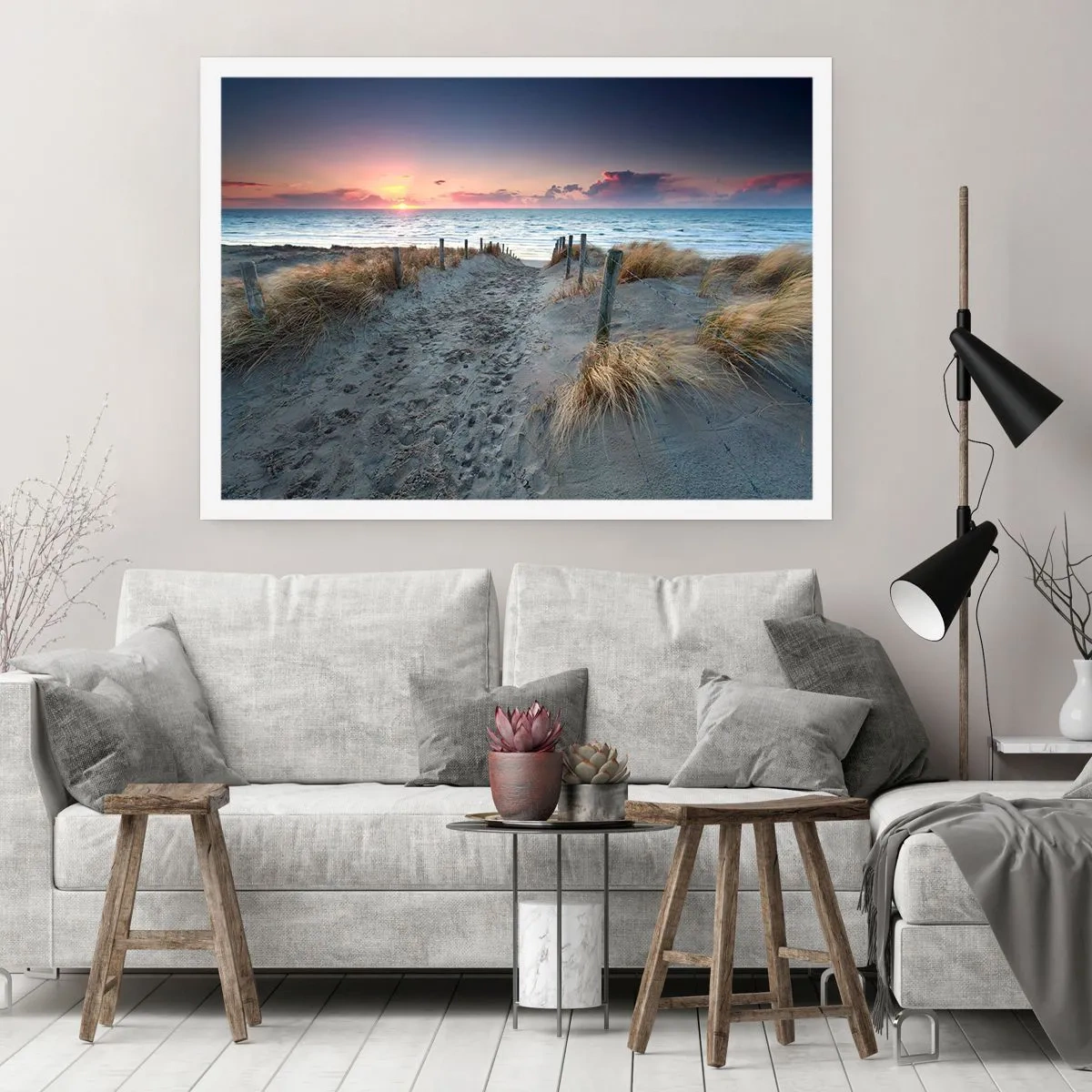 Plakat - Rozlałeś tęczę blasków promienistą… - 40x30 cm