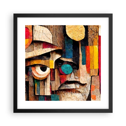 Plakat w czarnej ramie - Widzę cię… - 40x40 cm