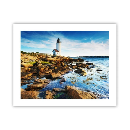 Plakat - Wracajcie szczęśliwie, czekam - 50x40 cm