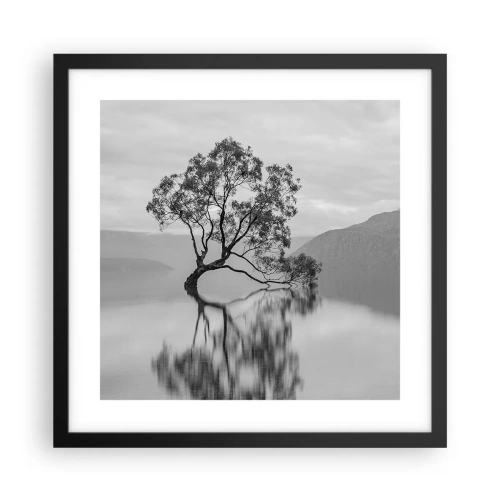 Plakat w czarnej ramie - Jest taki kraj - 40x40 cm