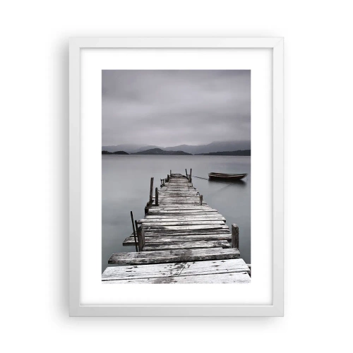 Plakat w białej ramie - Jutro możesz ruszać - 30x40 cm