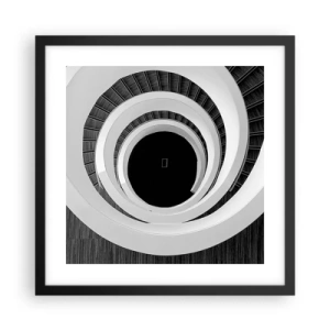 Plakat w czarnej ramie - Do istoty rzeczy - 40x40 cm