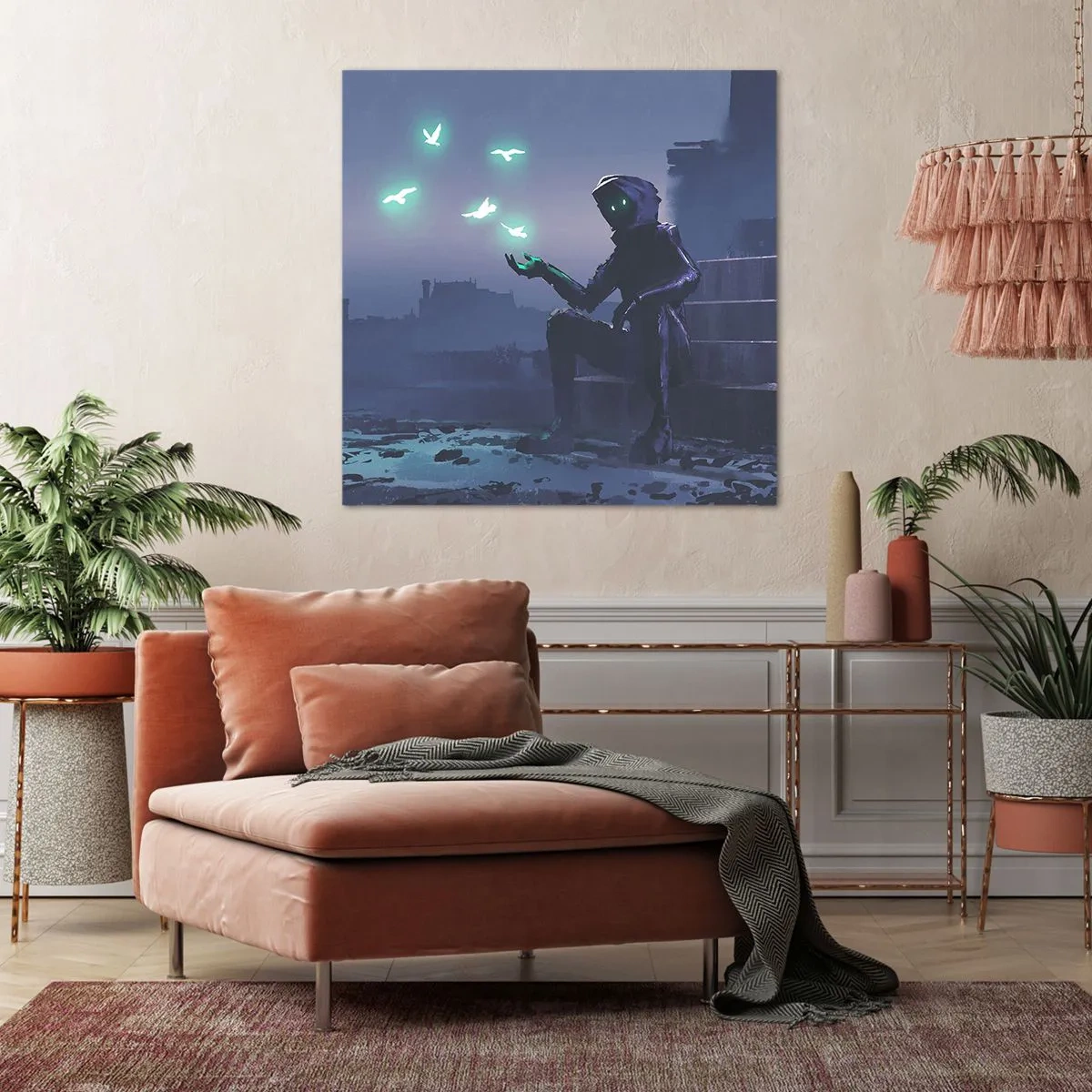 Obraz na płótnie - Życie powróci - 50x50 cm