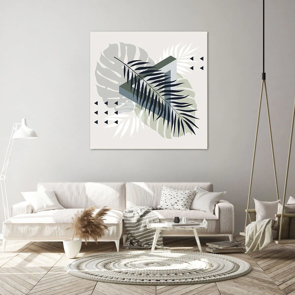 Obraz na płótnie - Natura i geometria – dwa porządki? - 50x50 cm