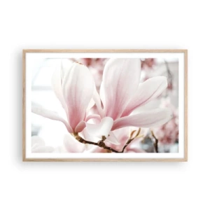 Plakat w ramie jasny dąb - Bezmiar czułości - 91x61 cm