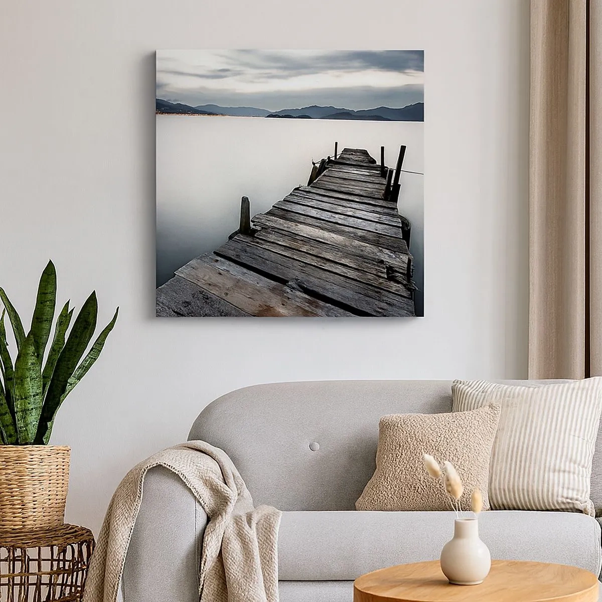 Obraz na płótnie - Zanurzyć się w spokoju - 30x30 cm