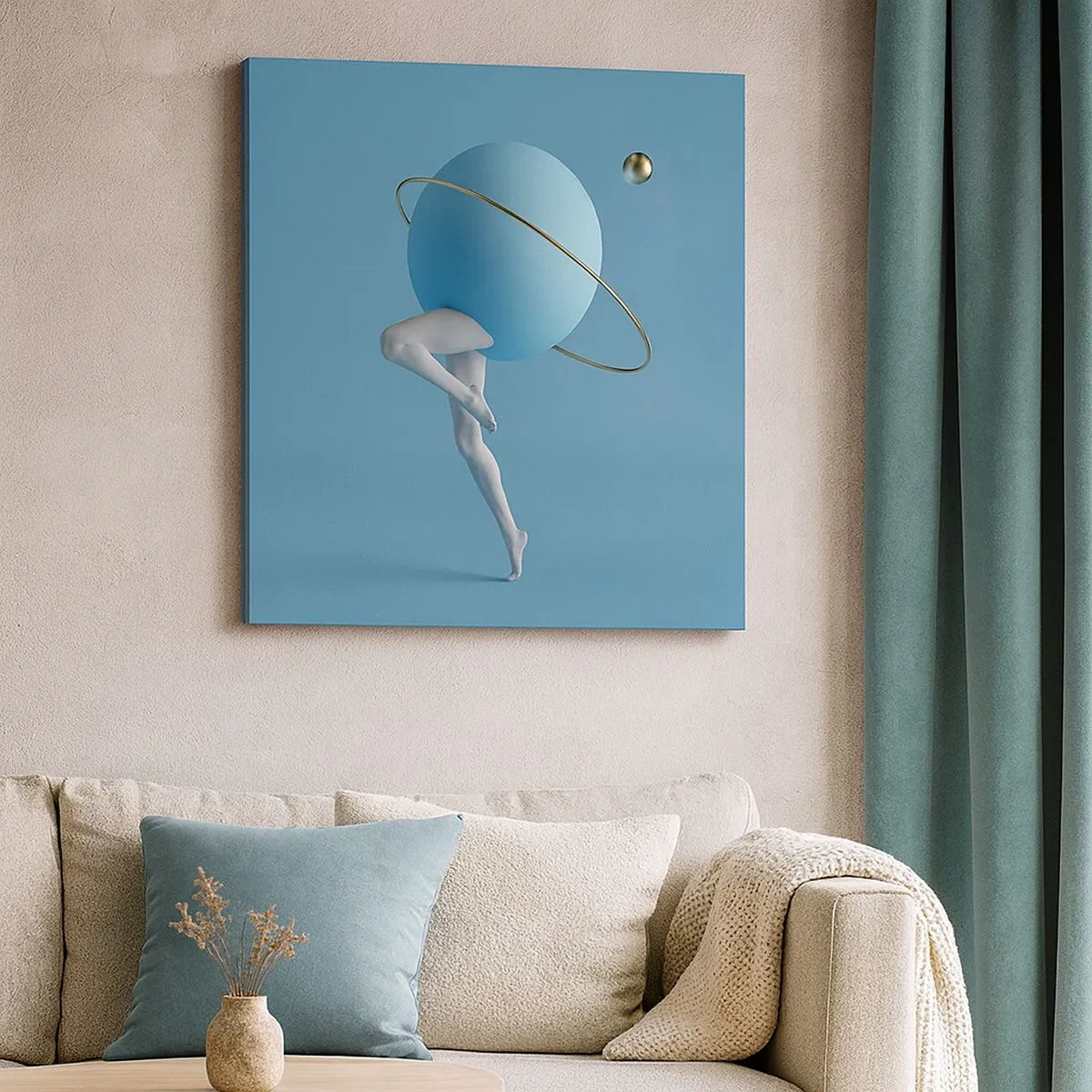 Obraz na płótnie - A planety szaleją - 30x30 cm