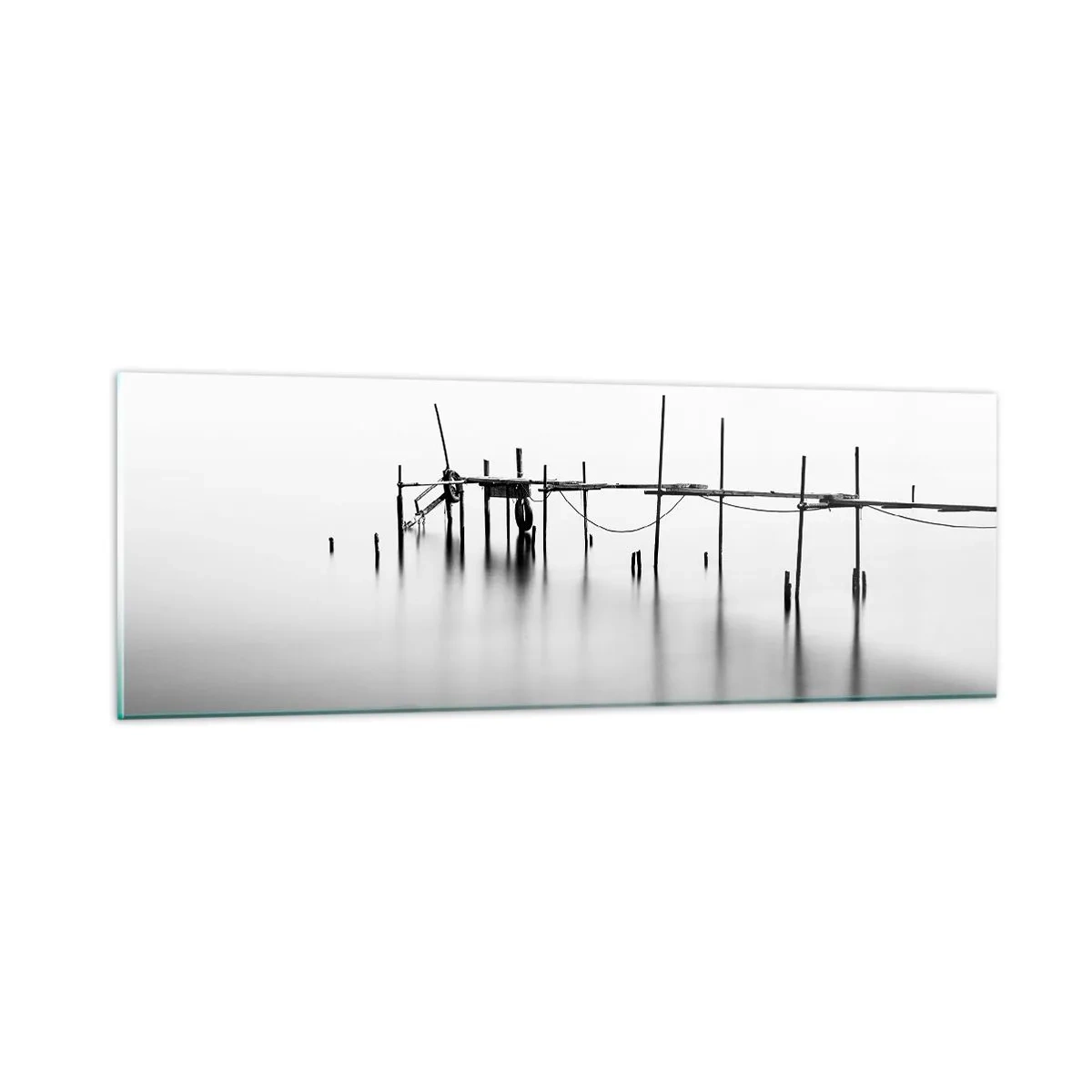 Obraz na szkle - A jeśli świata nie ma? - 90x30 cm