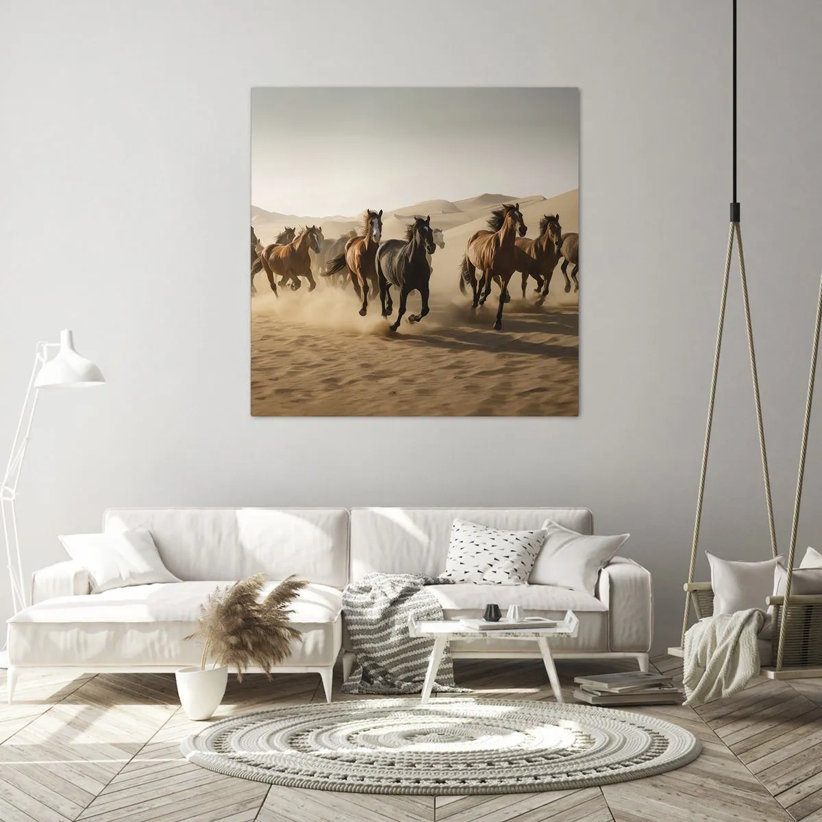 Obraz na płótnie - Wolne jak wiatr - 60x60 cm