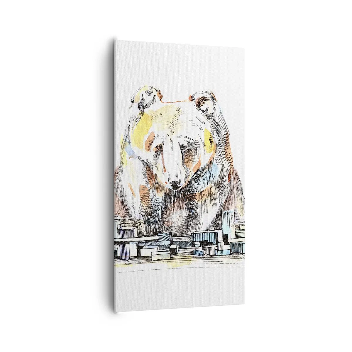 Obraz na płótnie - Jak można tak żyć? - 65x120 cm