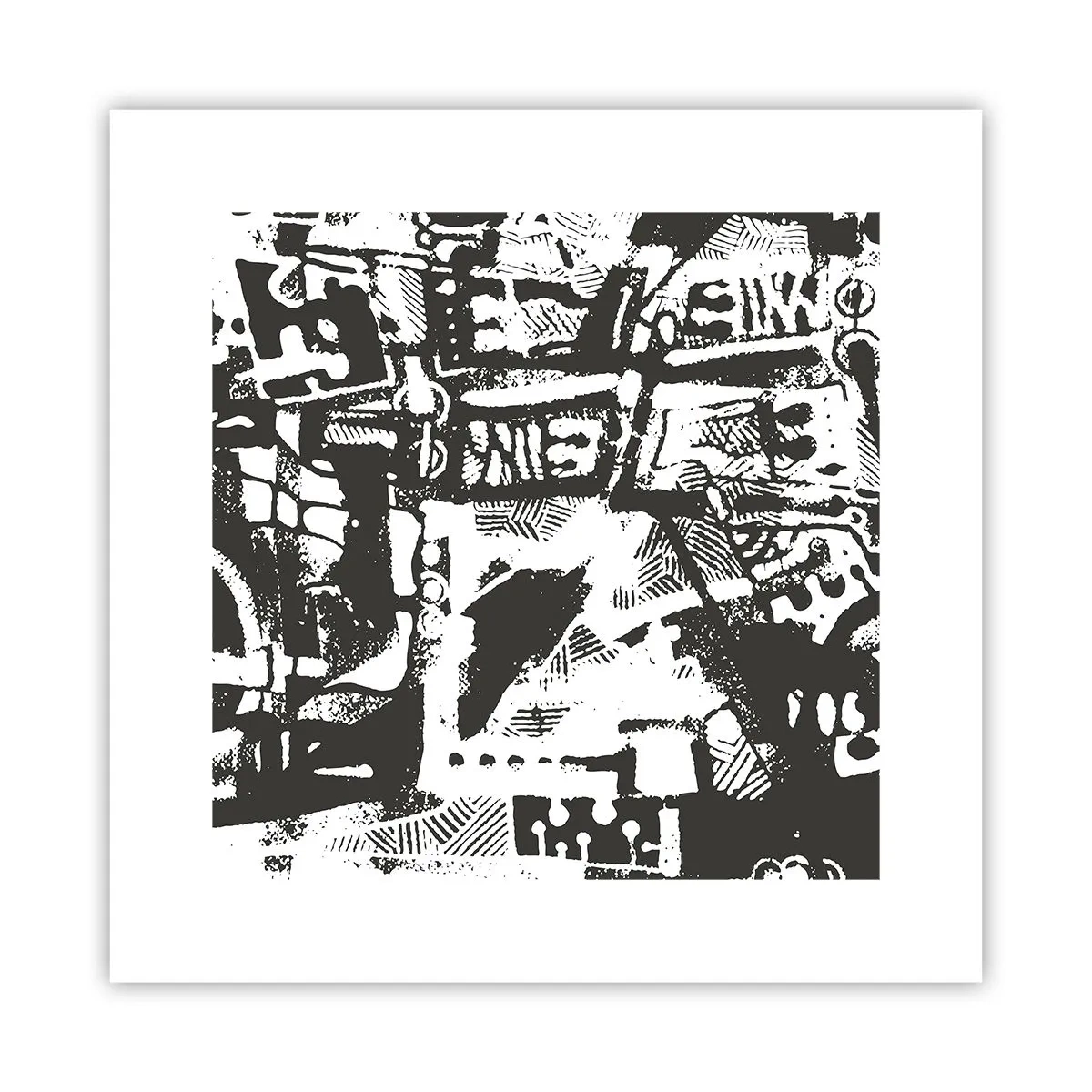 Plakat - Porządek czy chaos? - 30x30 cm