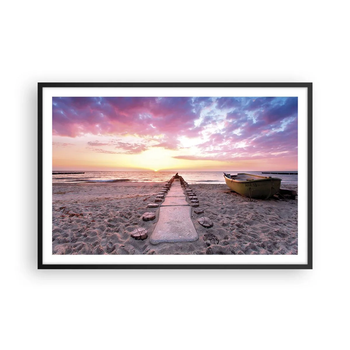 Plakat w czarnej ramie - Chwila głębokiego przeżycia - 91x61 cm