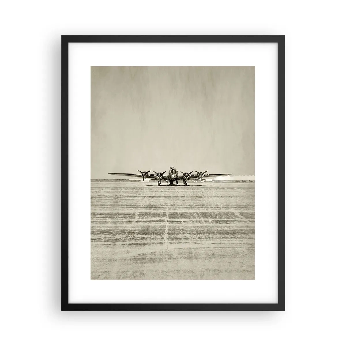 Plakat w czarnej ramie - Jak zawsze gotowy - 40x50 cm