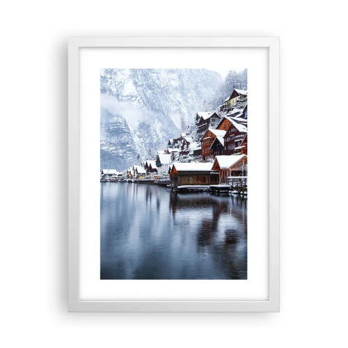Plakat w białej ramie - W zimowej dekoracji - 30x40 cm