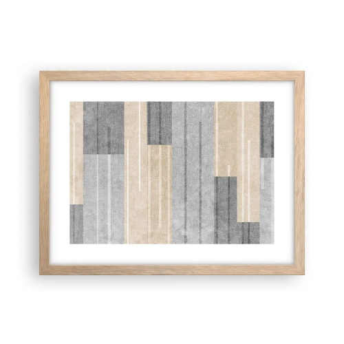 Plakat w ramie jasny dąb - Kompozycja: trzymać pion - 40x30 cm