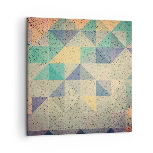 Obraz na płótnie - Republika trójkątów - 50x50 cm