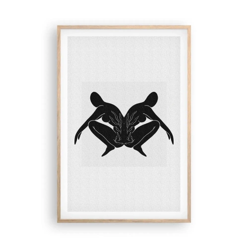 Plakat w ramie jasny dąb - Wspólna dusza - 61x91 cm