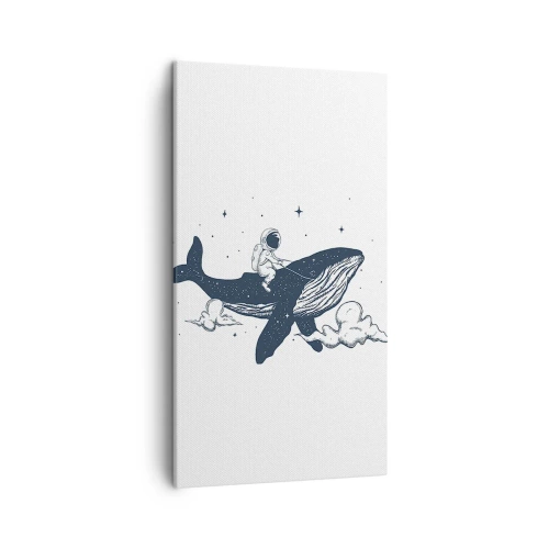 Obraz na płótnie - Kosmiczna przygoda - 45x80 cm