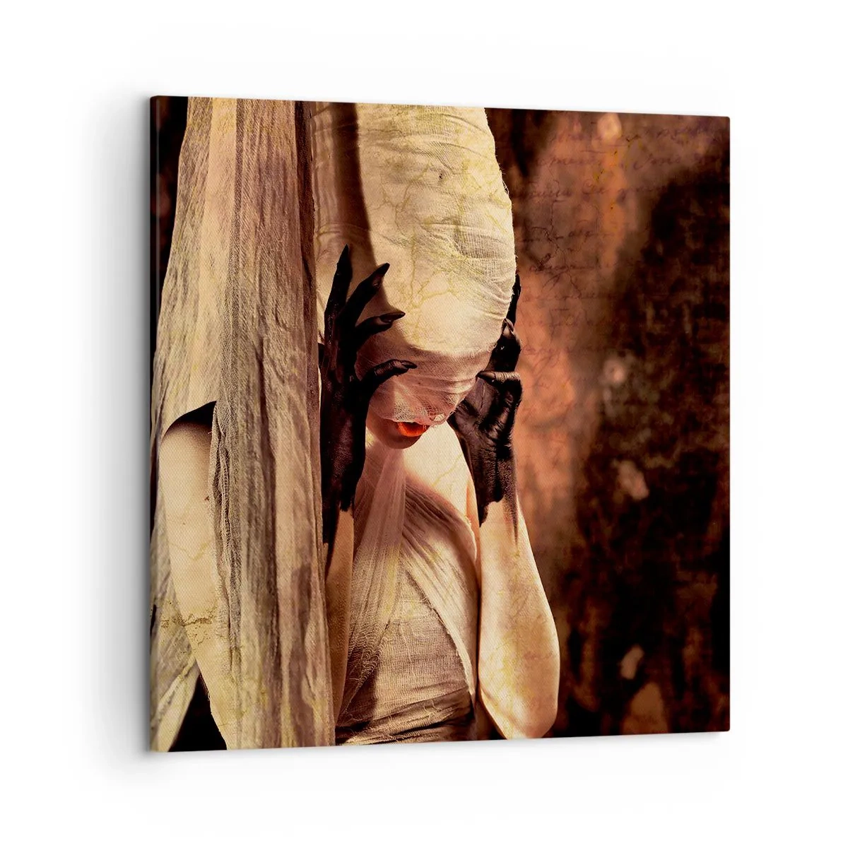 Obraz na płótnie - Między dobrem a złem - 50x50 cm