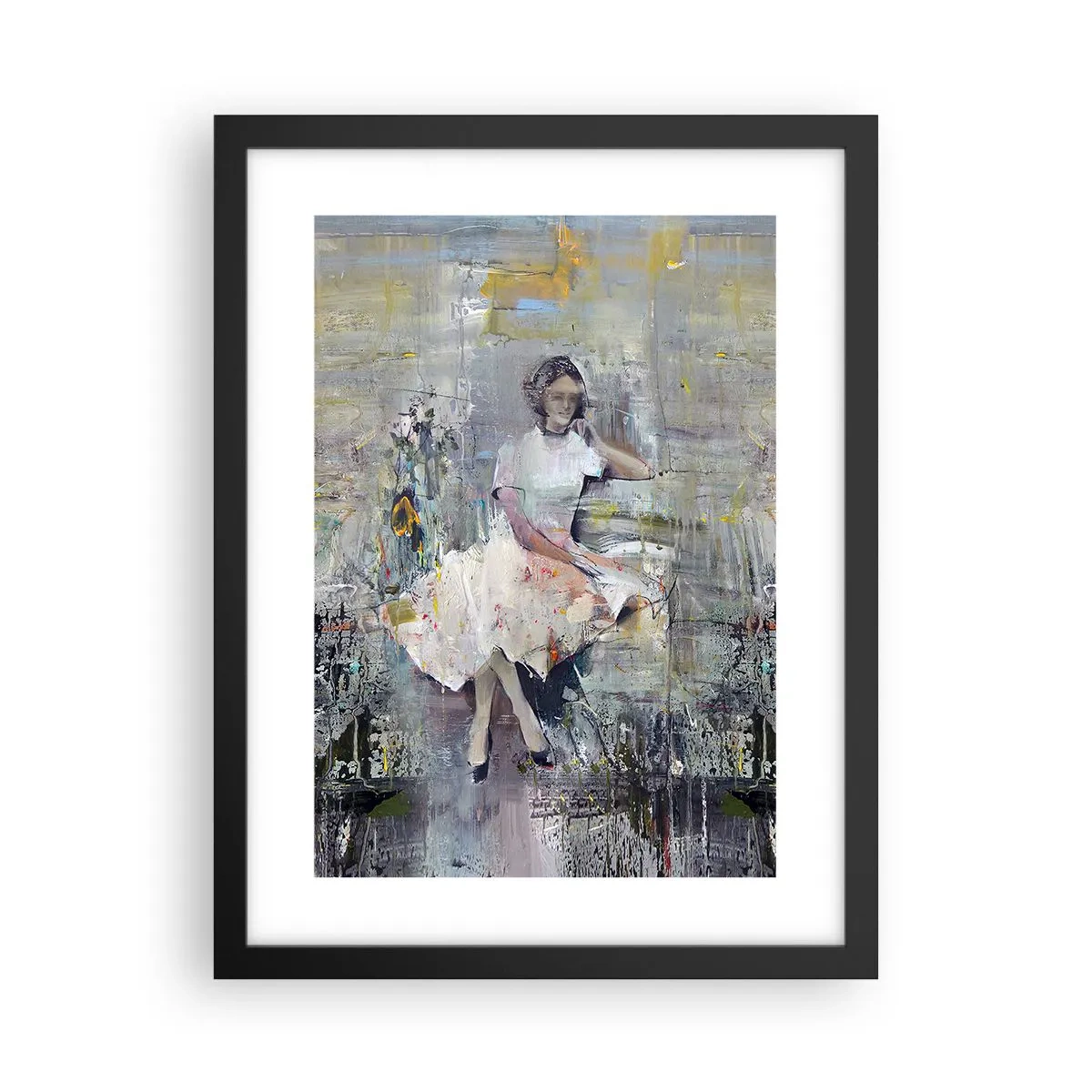 Plakat w czarnej ramie - Klasyczna i nowoczesna - 30x40 cm