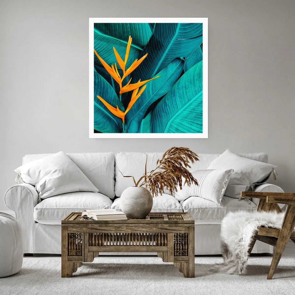 Plakat - Kwiat Edenu - 60x60 cm