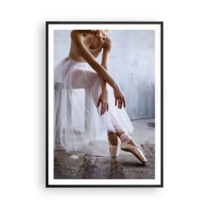 Plakat w czarnej ramie - Zanim zabłysną światła rampy - 70x100 cm