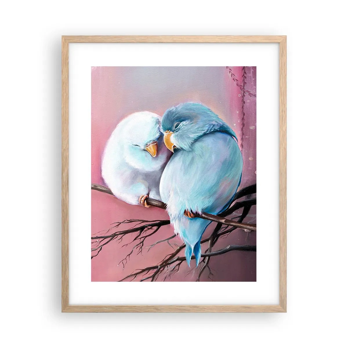 Plakat w ramie jasny dąb - Cóż tu dodać?… - 40x50 cm