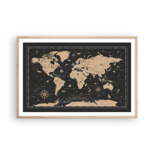 Plakat w ramie jasny dąb - Granice mojego świata - 91x61 cm