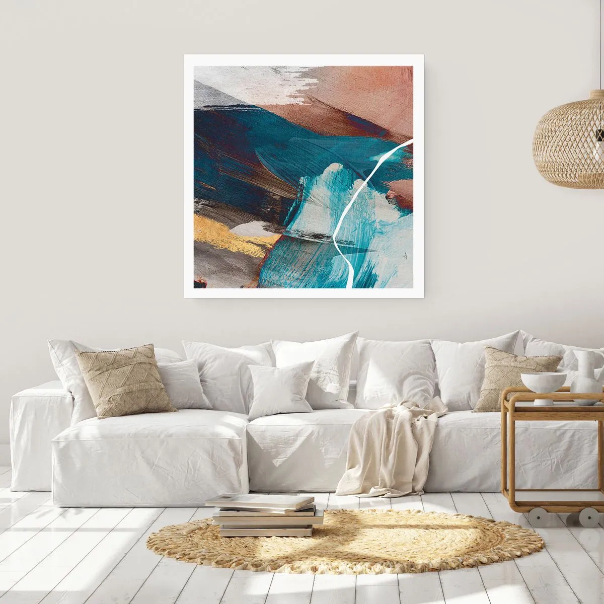 Plakat - Z rozmachem i energicznie - 30x30 cm