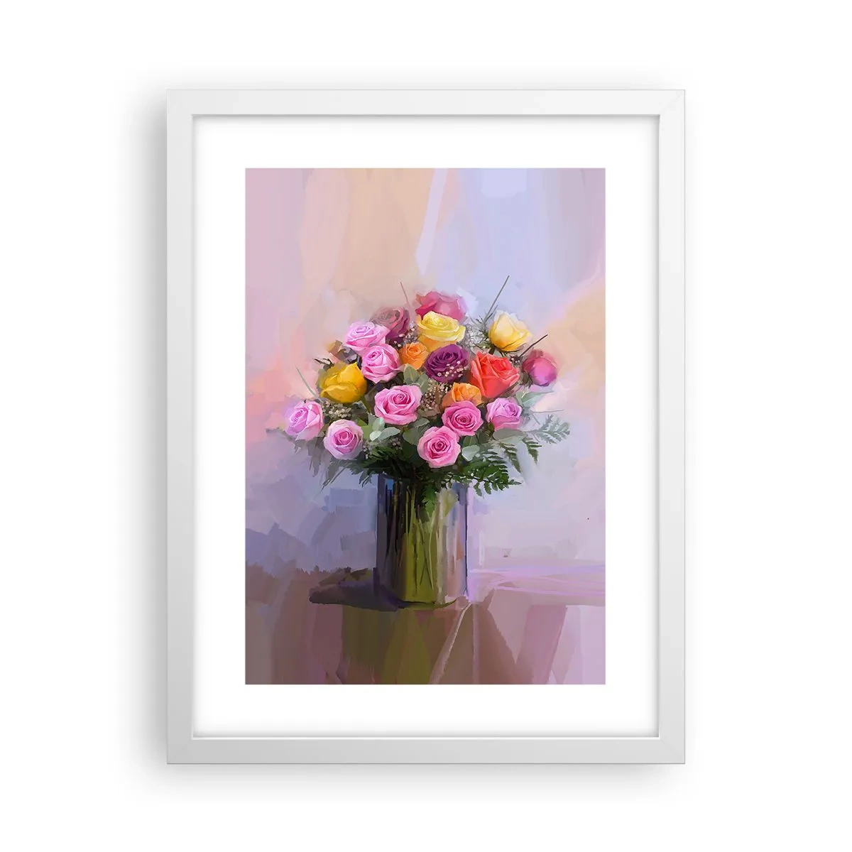 Plakat w białej ramie - Zatrzymane piękno - 30x40 cm