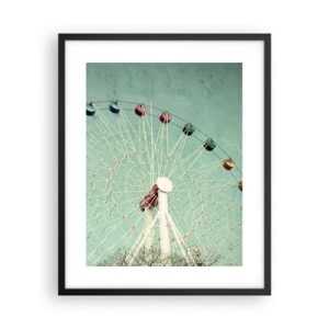 Plakat w czarnej ramie - Zapraszamy do zabawy - 40x50 cm