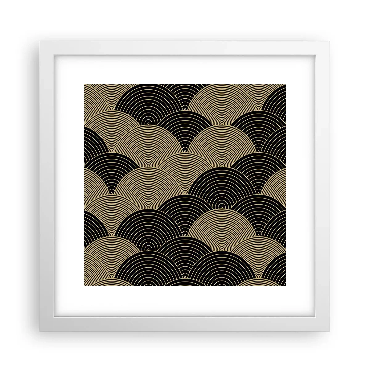 Plakat w białej ramie - Jedność w wielości - 30x30 cm