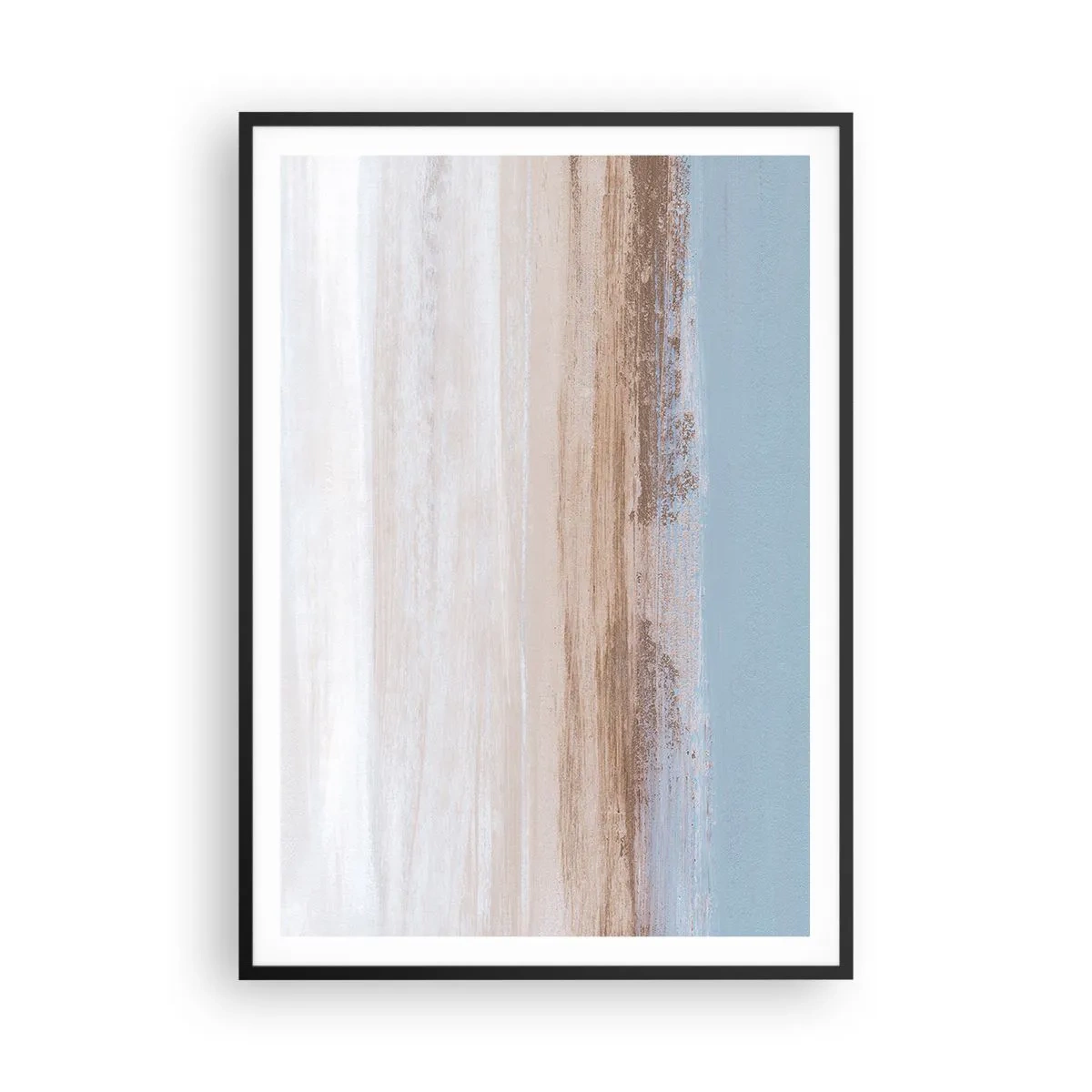Plakat w czarnej ramie - Niejednoznaczny pejzaż - 70x100 cm