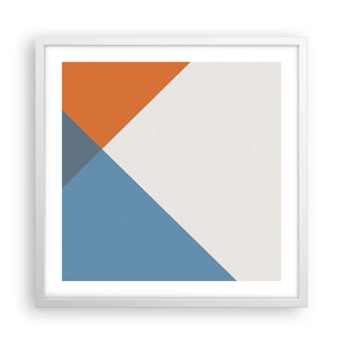 Plakat w białej ramie - Pod kątem… - 50x50 cm