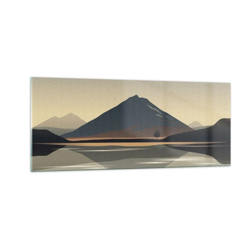 Obraz na szkle - Lustrzane odbicie - 100x40 cm