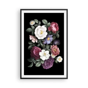 Plakat w czarnej ramie - Z angielskiego ogrodu - 61x91 cm