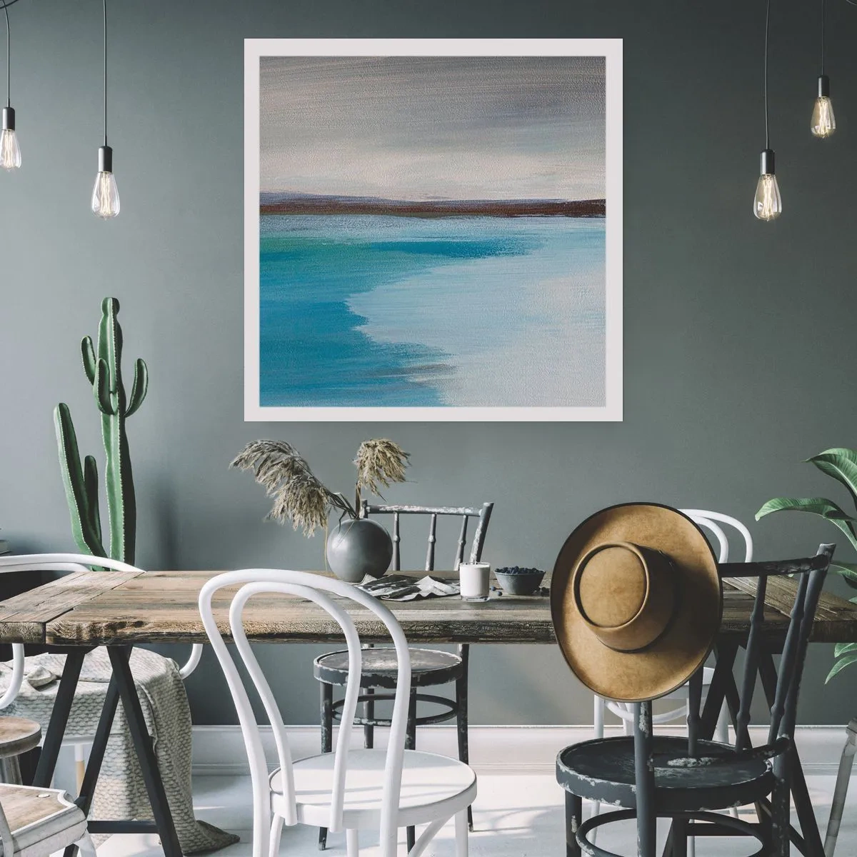 Plakat - Pejzaż horyzontalny - 60x60 cm