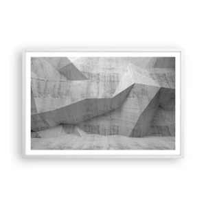 Plakat w białej ramie - Prawdziwe wyzwanie - 91x61 cm