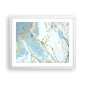 Plakat w białej ramie - Bogactwo kamienia - 50x40 cm