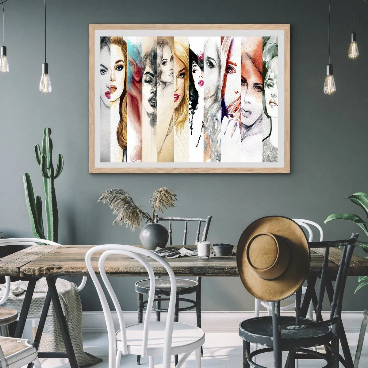 Plakat w ramie jasny dąb - I zawsze to TY - 40x30 cm