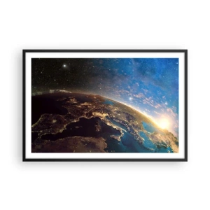 Plakat w czarnej ramie - Spójrzmy na siebie z dystansu - 91x61 cm