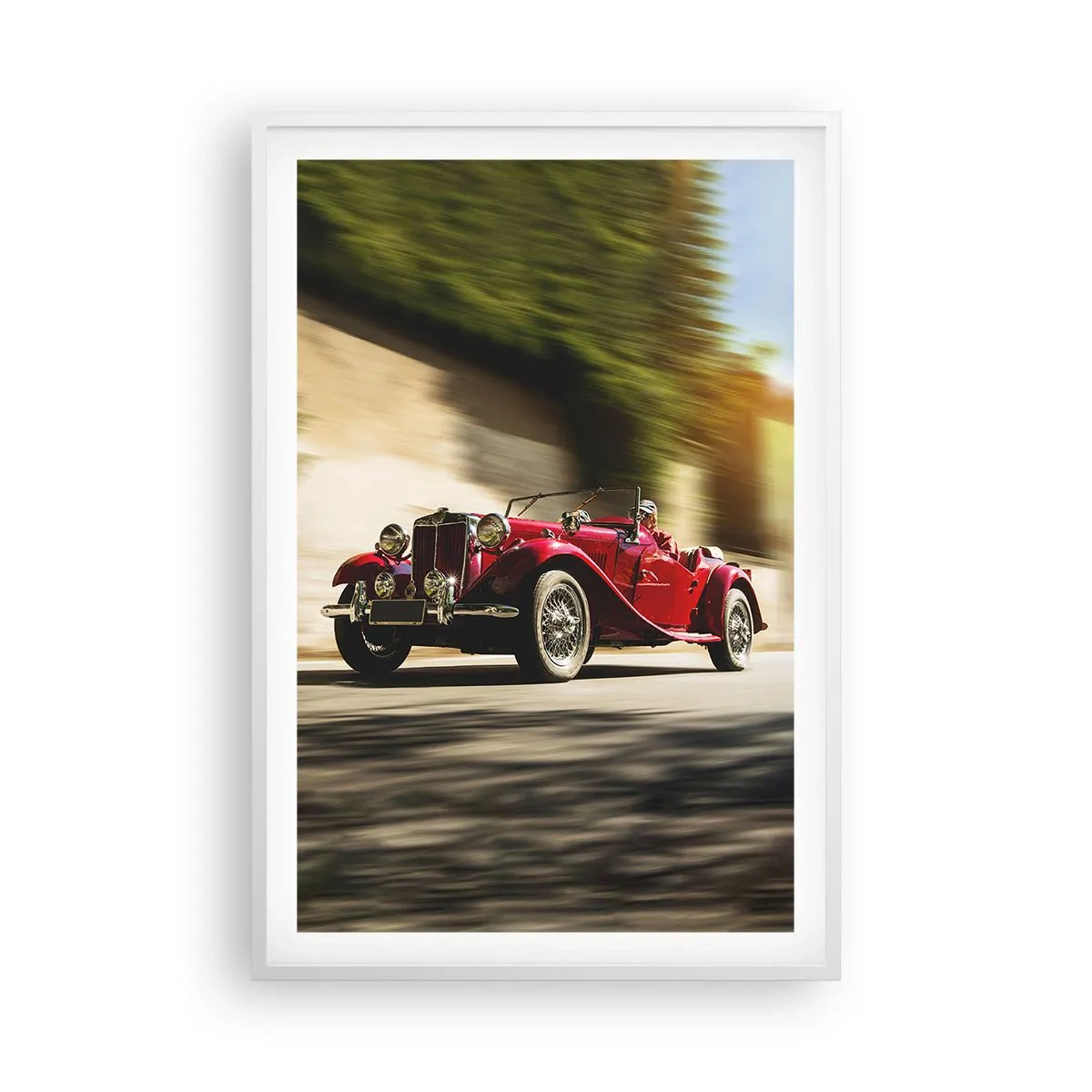 Plakat w białej ramie - Piękniejszy niż Nike z Samotraki - 61x91 cm